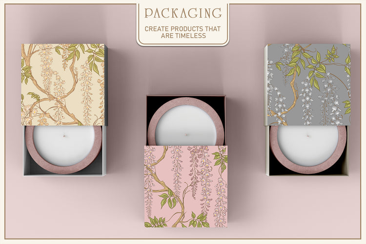 Wisteria Bloom Pattern