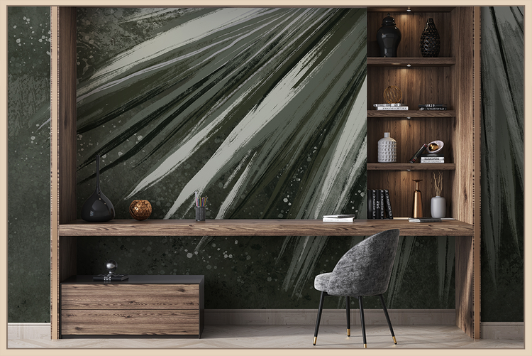 Abstract Tropics Watercolor Fresco