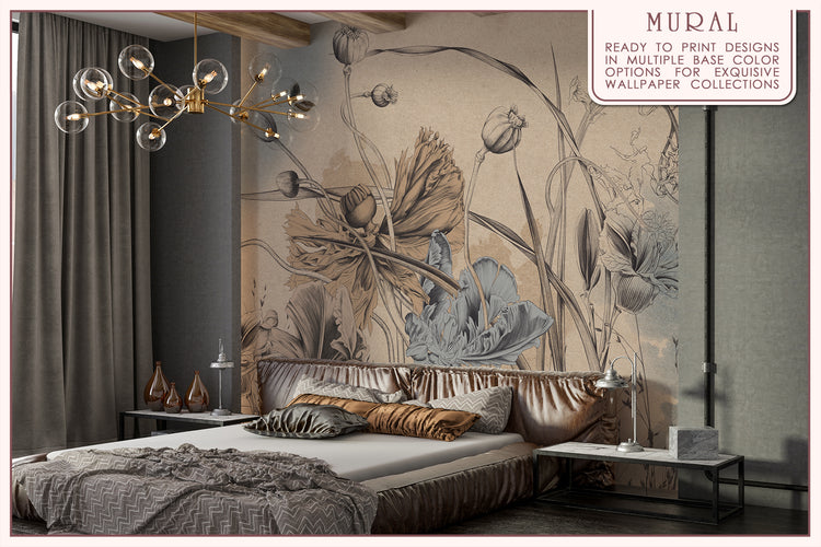 Floral Symphony Fresco