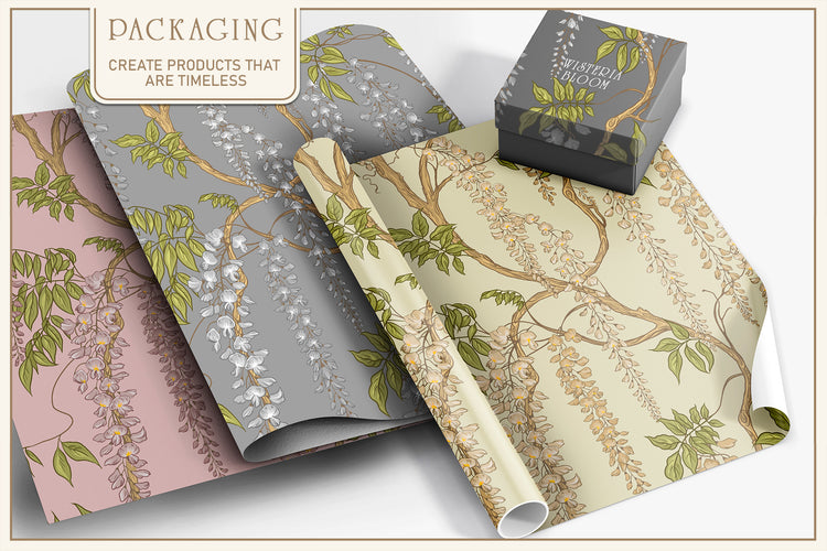 Wisteria Bloom Pattern