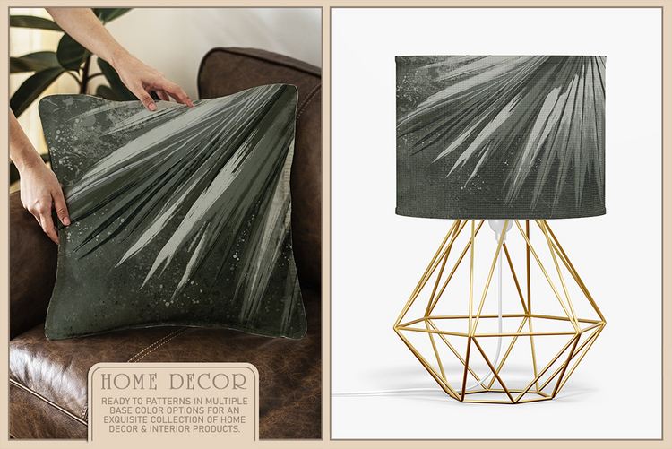 Abstract Tropics Watercolor Fresco