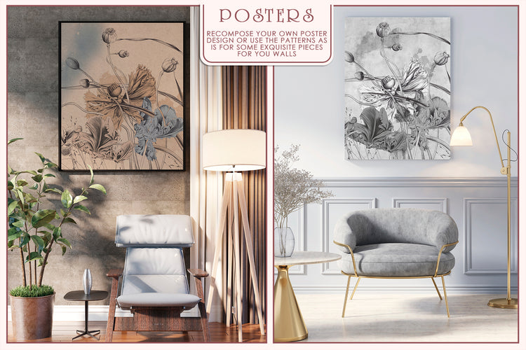 Floral Symphony Fresco