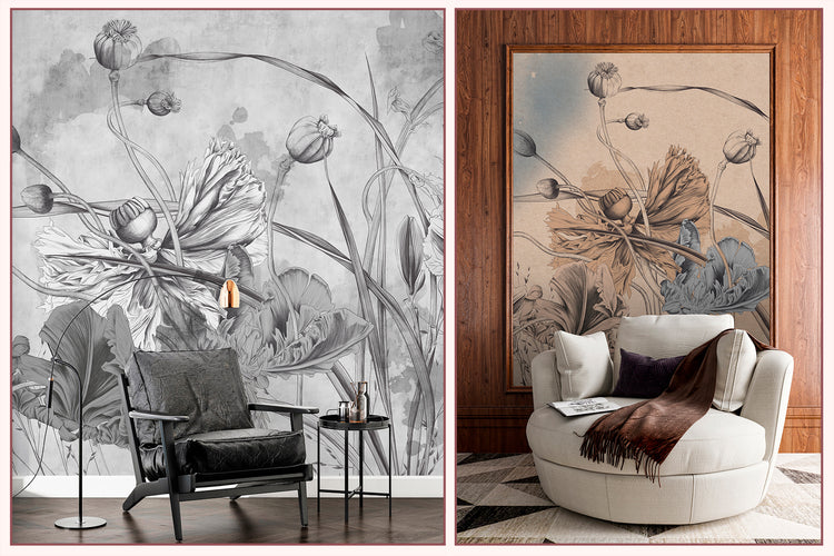 Floral Symphony Fresco