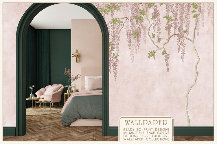 Wisteria Bloom Fresco