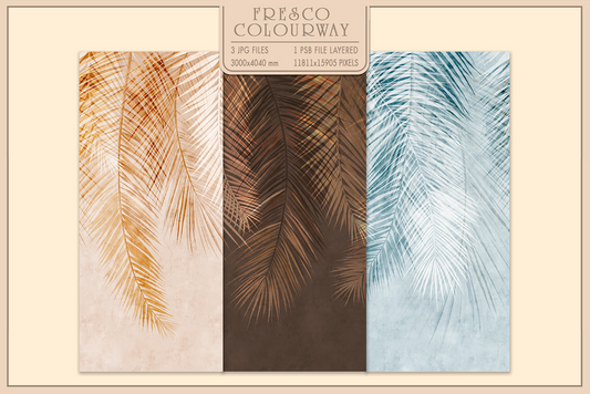 Palm Leaves Fresco