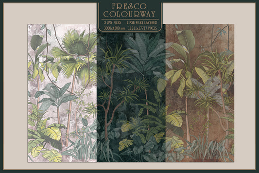 Tropical Mural Fresco