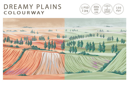 Fresco collection "Dreamy Plains"