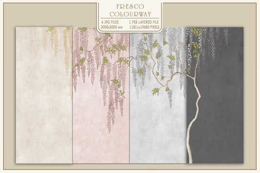 Wisteria Bloom Fresco