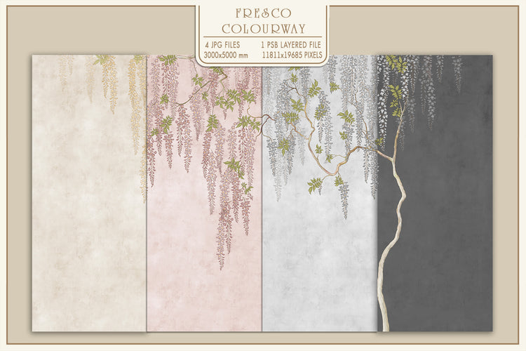 Wisteria Bloom Fresco