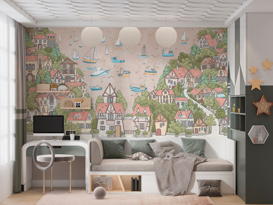 Фреска «Місто вітрил»