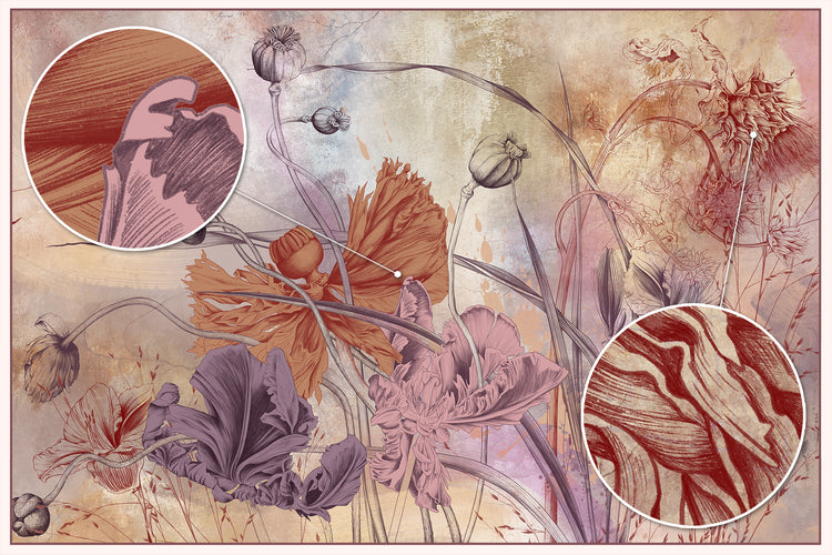 Floral Symphony Fresco