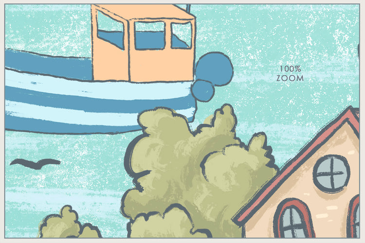 Sailing Town Fresco