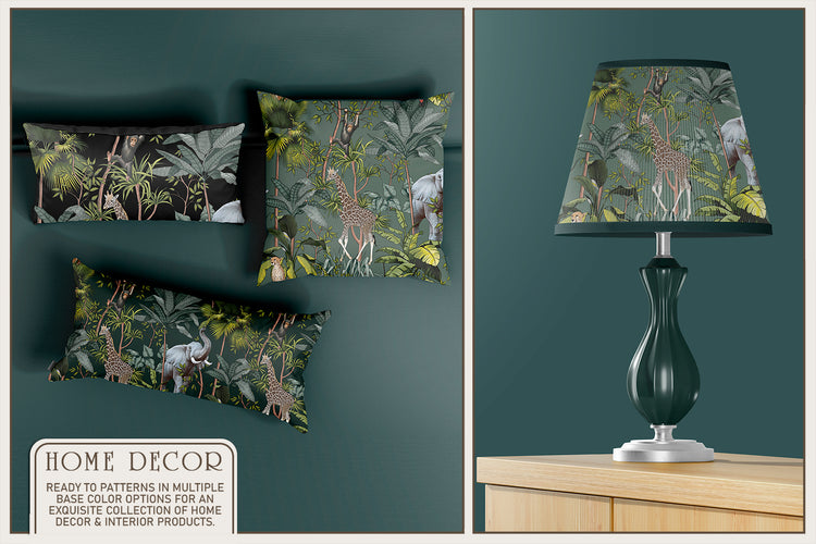 Tropical Pattern With Animals