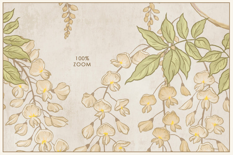 Wisteria Bloom Fresco