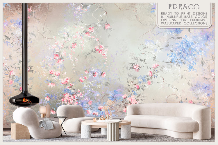 Romantic Garden Fresco