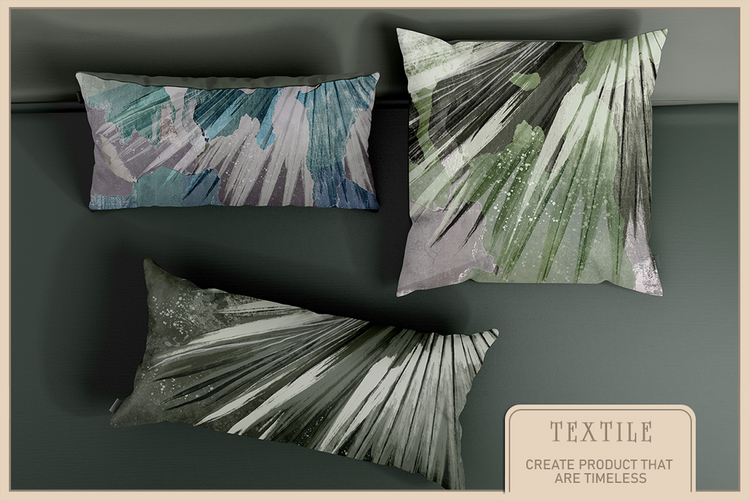 Abstract Tropics Watercolor Fresco