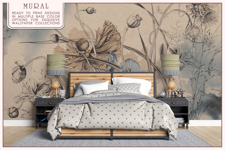 Floral Symphony Fresco