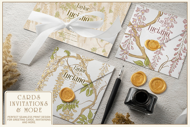 Wisteria Bloom Pattern