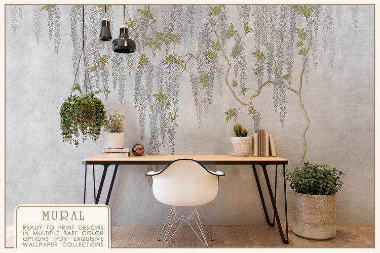 Wisteria Bloom Fresco