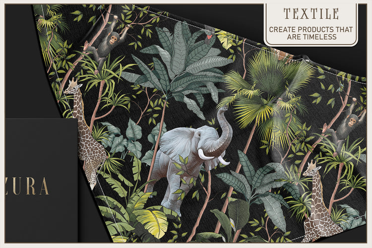 Tropical Pattern With Animals