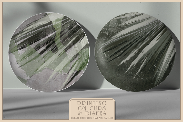 Abstract Tropics Watercolor Fresco