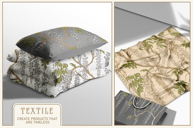 Wisteria Bloom Pattern