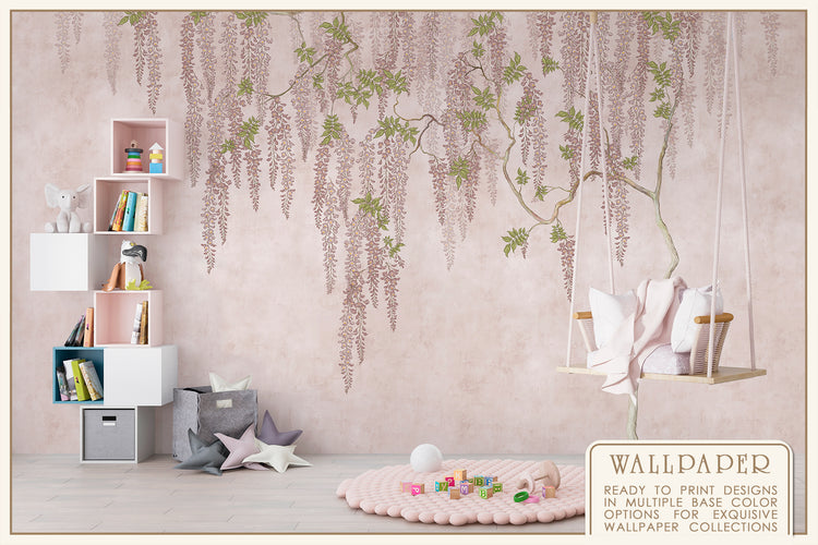 Wisteria Bloom Fresco