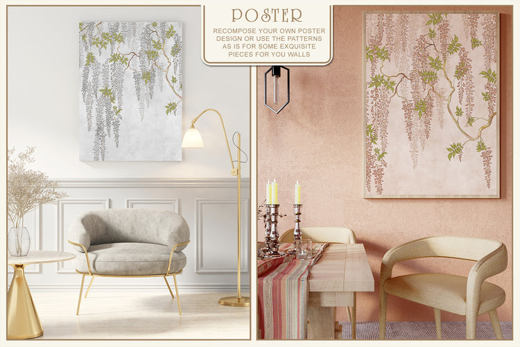 Wisteria Bloom Pattern