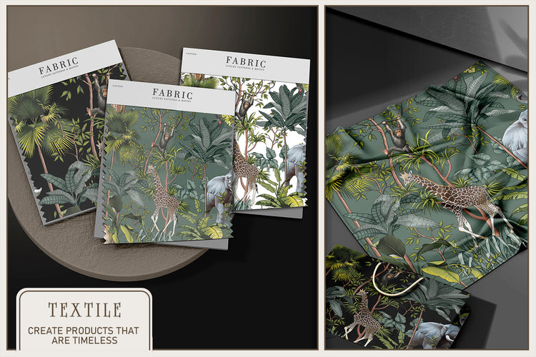 Tropical Pattern With Animals