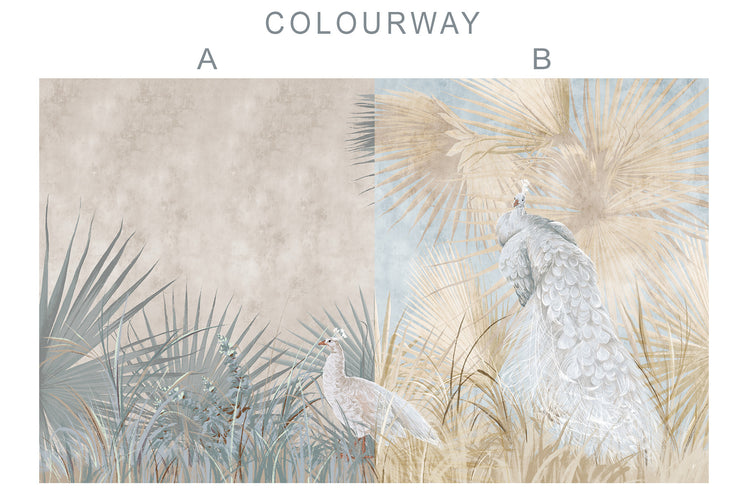 Фреска "Павичі з листям"