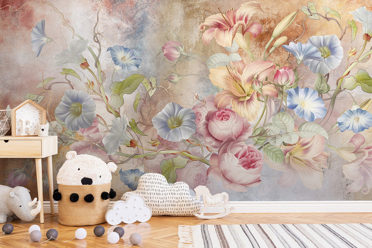 Flower Mural Fresco