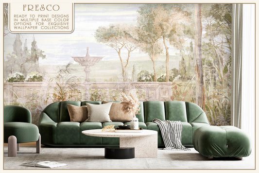 Фреска в саду Тоскана