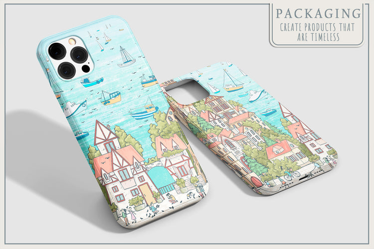 Fresco collection "Sailing Town"