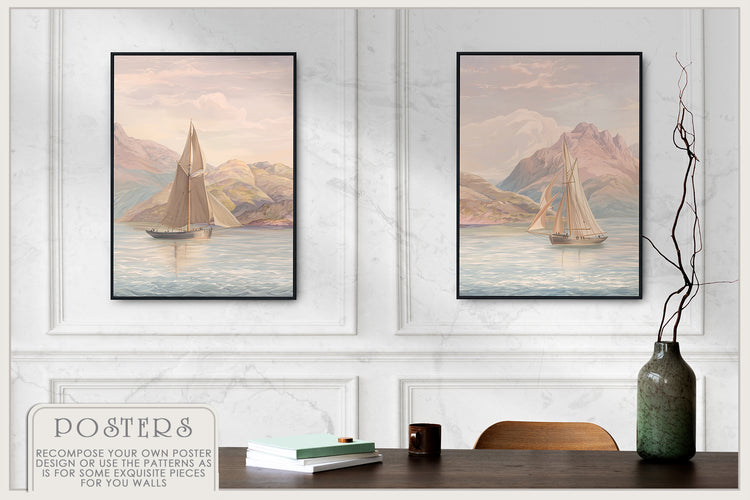 Fresco collection “Azure Escape”