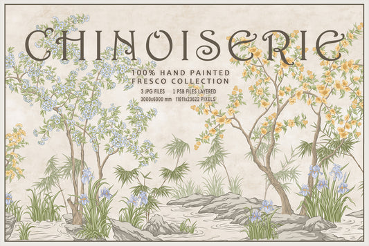 Fresco collection “Chinoiserie Garden”