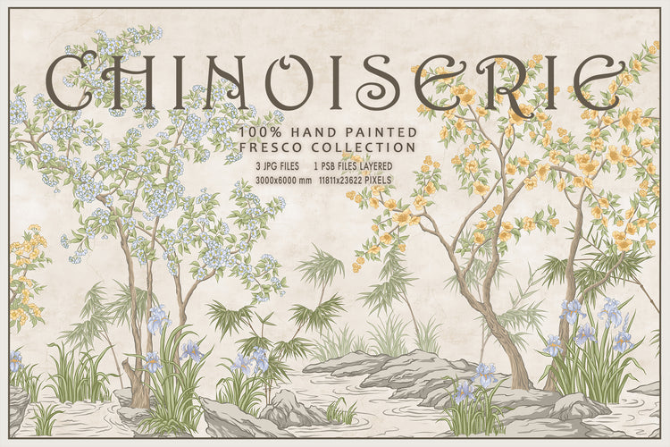 Fresco collection “Chinoiserie Garden”