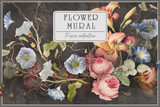Flower Mural Fresco