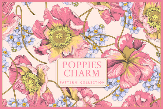 Pattern collection "Poppies charm"