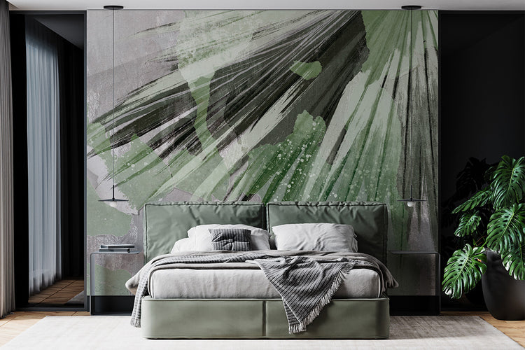 Abstract Tropics Watercolor Fresco