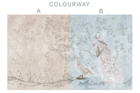 Фреска з павичами