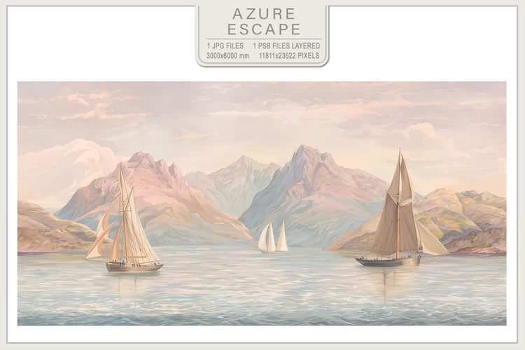 Fresco collection “Azure Escape”