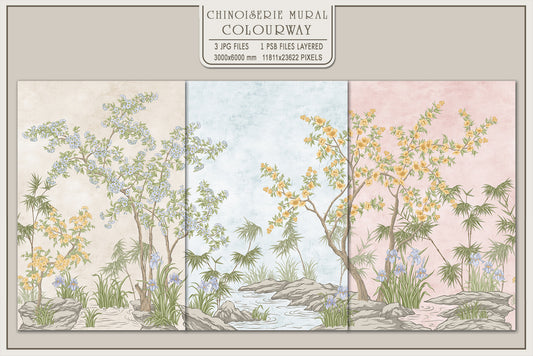 Fresco collection “Chinoiserie Garden”