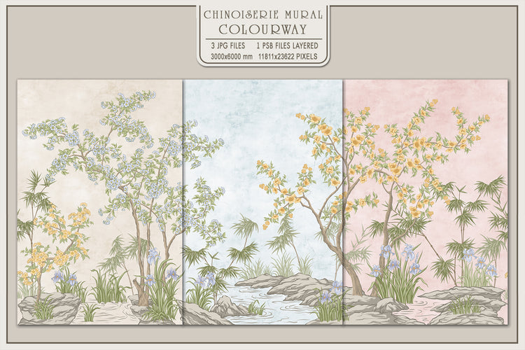 Fresco collection “Chinoiserie Garden”
