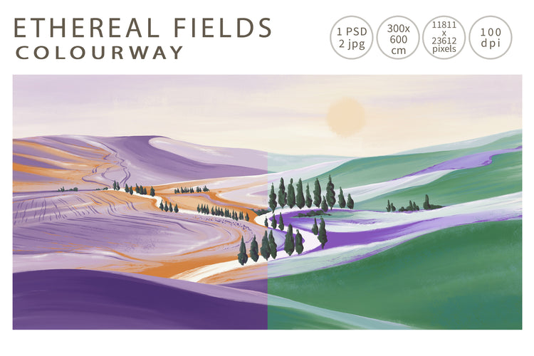 Fresco collection "Ethereal Fields"