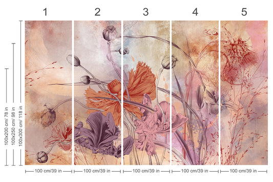 Фреска "Квіткова симфонія"