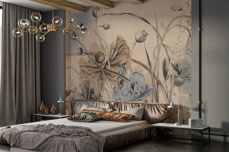 Floral Symphony Fresco